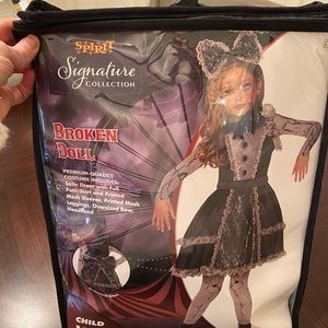 Broken Doll Halloween Costume kids size M 8/10